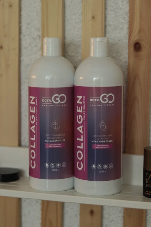 Dctr.Go. Набор для волос шампунь и кондиционер с коллагеном 1000 мл+1000 мл в Белгороде 