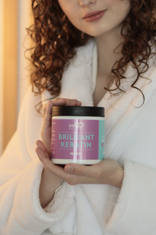 Kератиновая маска для любого типа волос 250 мл. Keratin SPA hair repair в Белгороде 