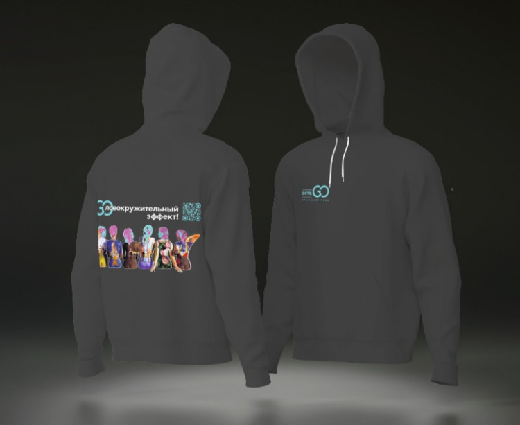 Худи с логотипом Dctr.Go в Белгороде 