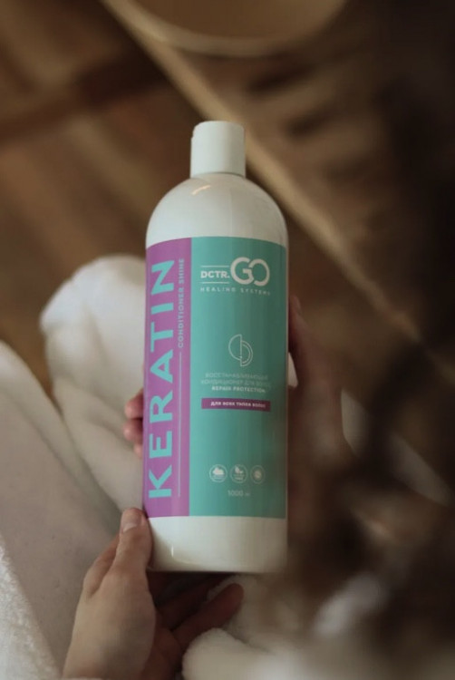 Dctr.Go. Увлажняющий кондиционер бальзам с кератином для волос 1000 мл в Белгороде 